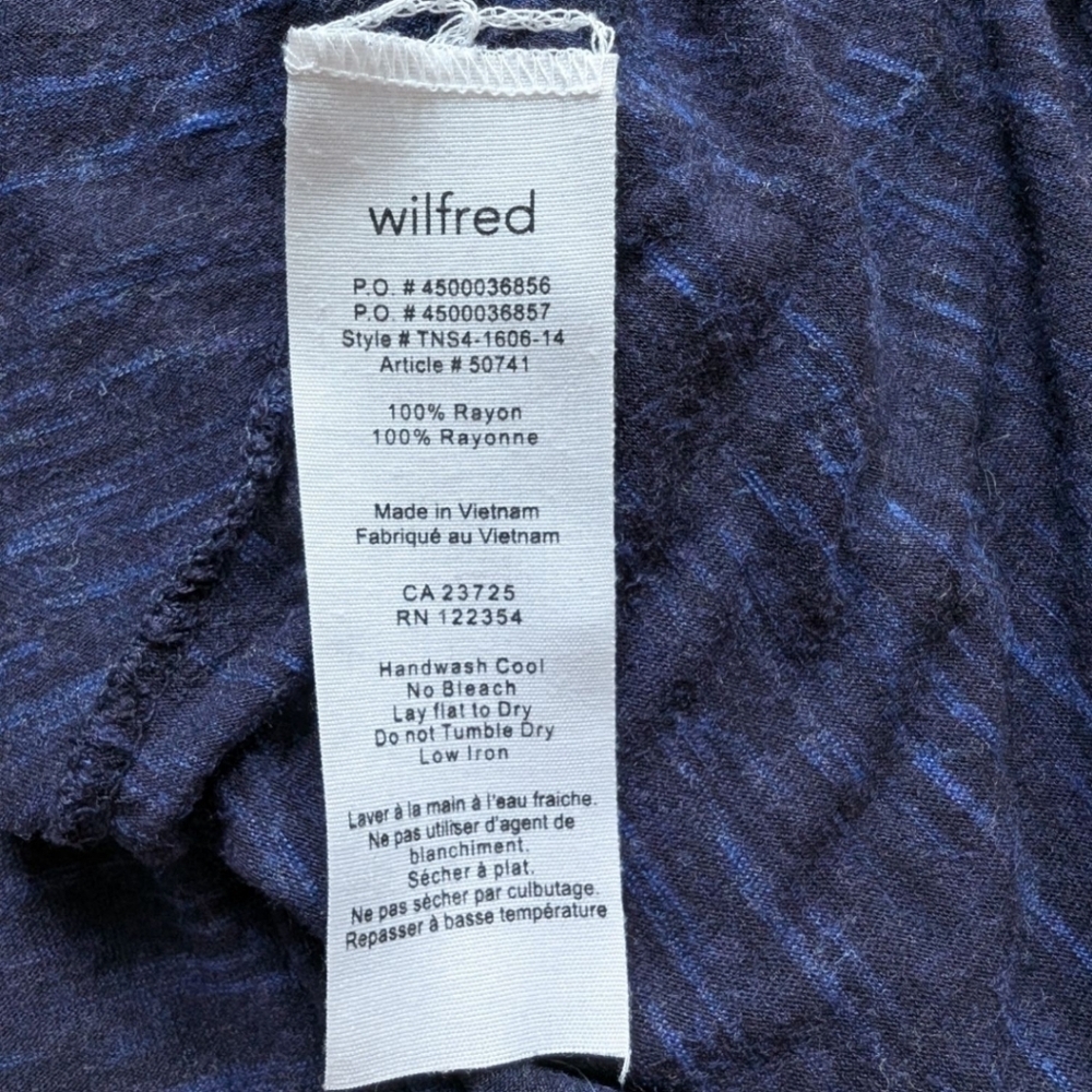Aritzia Wilfred Tank Top Womens Large Blue - Picture 7 of 7